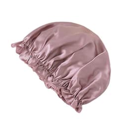 100 % silke sovehette for kvinner, mykt hodeskjerf for å sove Pink XL