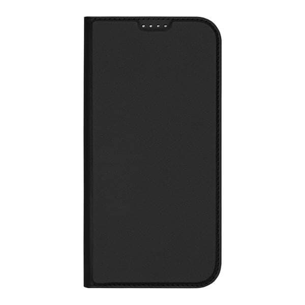 Dux Ducis Skin Pro lompakkokotelo iPhone 16 Pro:lle, jossa on korttitasku ja jalusta - musta