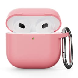 SKALO AirPods 4 Ultratunn Silikon Fodral - Rosa