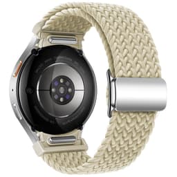 SKALO Punottu Tygaranneke Samsung Watch 7 40mm/44mm - Beige