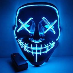 El wire purge led naamio - Sininen