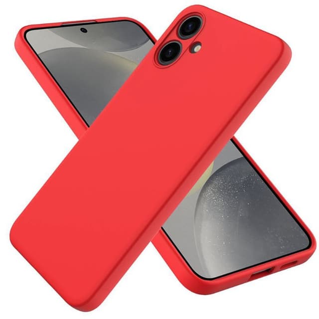 Liquid silikon skal Samsung Galaxy A06 - China Red