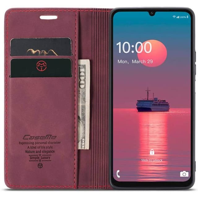 CaseMe mobilcover 013 Samsung Galaxy A06 - Bordeaux