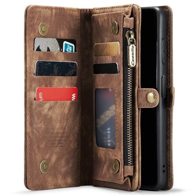 CaseMe mobilcover 008 8-kort Samsung Galaxy A16 5G - Brun