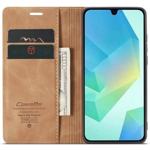 CaseMe mobilfodral 013 Samsung Galaxy A16 5G - Brun