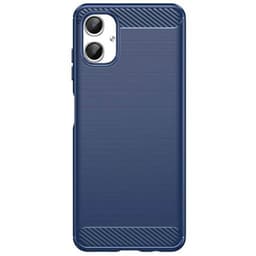 Borstat silikon skal Samsung Galaxy A06 - Blå