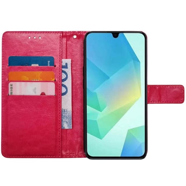 Plånboksfodral 3-kort Samsung Galaxy A16 5G - Rosa