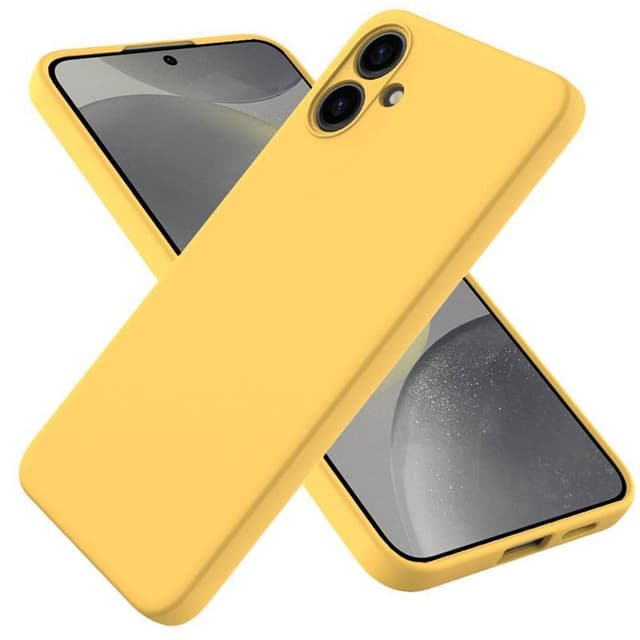 Liquid silikone cover Samsung Galaxy A06 - Gul