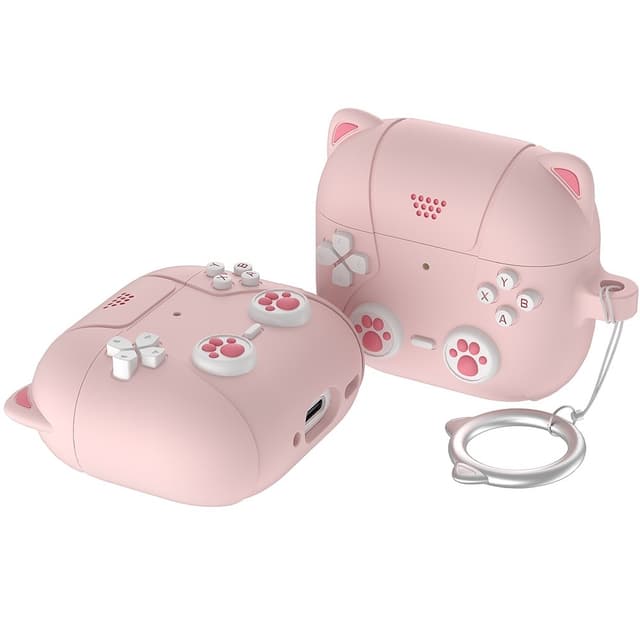 SKALO AirPods 4 Cute Cat Controller Fodral