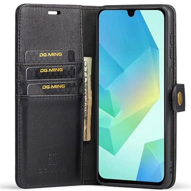 Mobil lommebok DG-Ming 2i1 Samsung Galaxy A16 5G - Svart