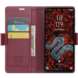 CaseMe mobildeksel 023 Samsung Galaxy S24 FE - Burgunder