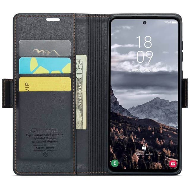 CaseMe mobilcover 023 Samsung Galaxy S24 FE - Sort