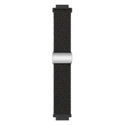 Flettet magnetisk urrem Garmin VivoActive 4S - Starlight Black