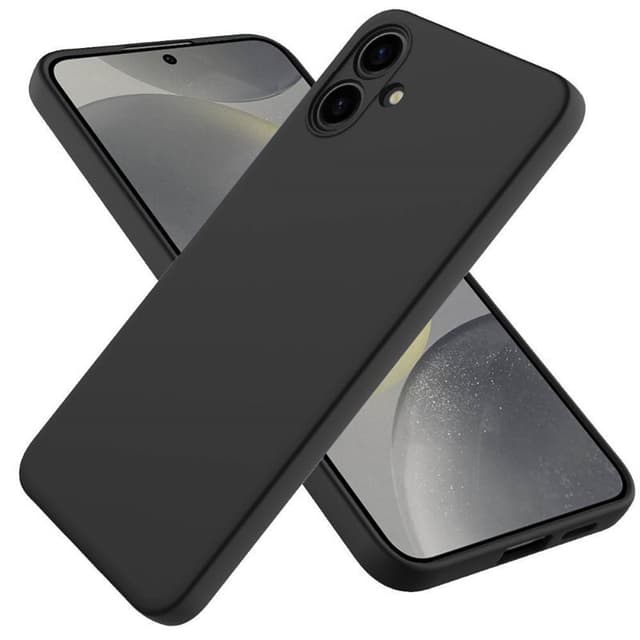 Liquid silikone cover Samsung Galaxy A06 - Sort