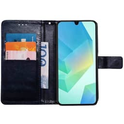 Lompakkokotelo 3-kortti Samsung Galaxy A16 5G - Tummansininen