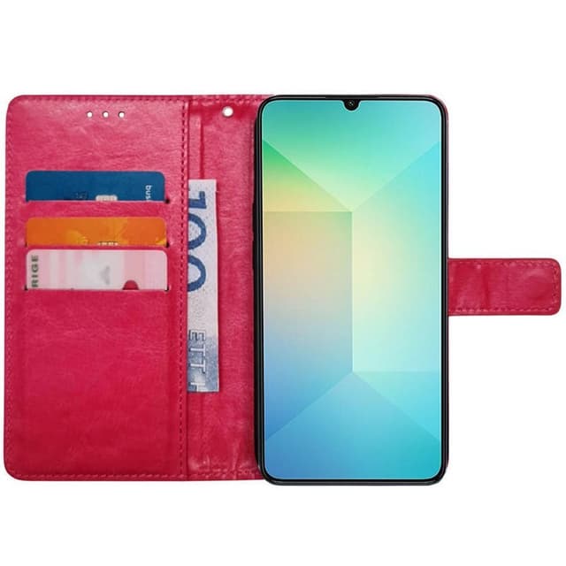 Plånboksfodral 3-kort Samsung Galaxy A06 - Rosa