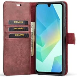 Mobil lommebok DG-Ming 2i1 Samsung Galaxy A16 5G - Rød