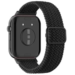 SKALO Punottu nailonranneke Huawei Watch Fit 3 - Musta