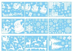 Julevindue klistermærker, statisk vindue klæber til julepynt fest