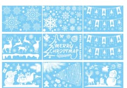 Julevindusklistremerker, statiske vindusklemmer til julepyntfest