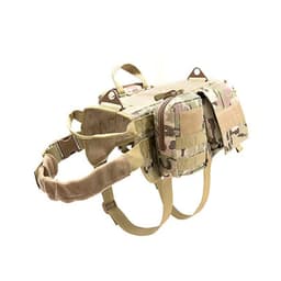 Taktisk hundsele Molle Väst Säkerhetssele Kamouflage M