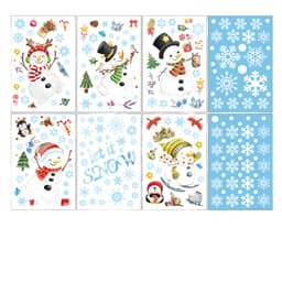 Julevindusklistremerker, statiske vindusklemmer til julepyntfest