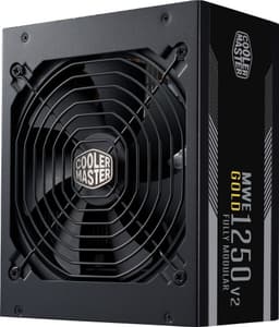Cooler Master MWE Gold V2 ATX 3.1 1250W strømforsyningsenhet (sort)