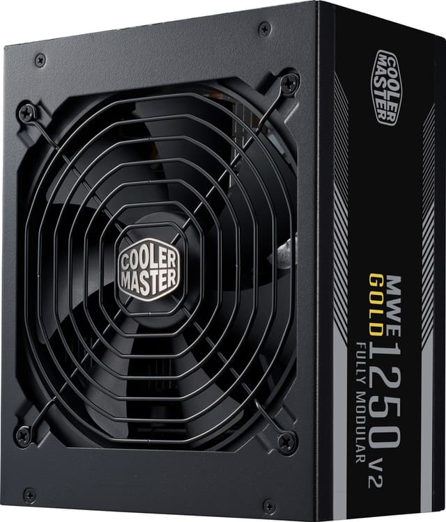 Cooler Master MWE Gold V2 ATX 3.1 1250W strømforsyningsenhet (sort)