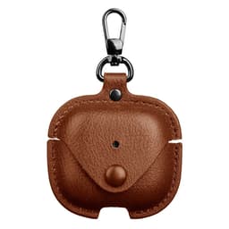 SKALO AirPods 4 PU-Läder Fodral - Brun