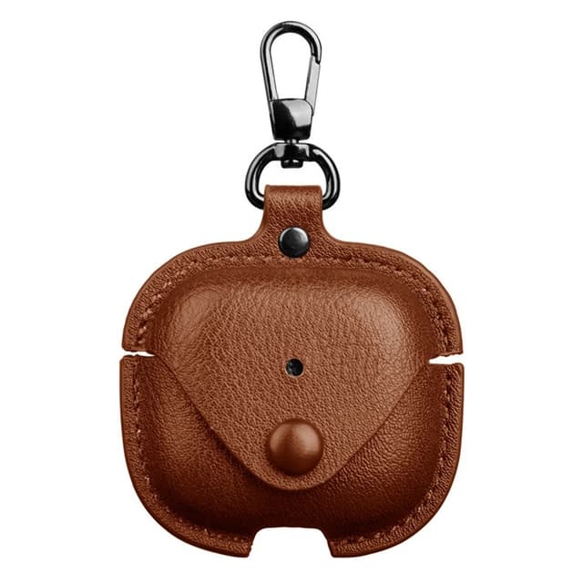 SKALO AirPods 4 PU-Läder Fodral - Brun