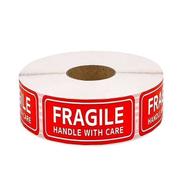 FRAGILE - Advarselsetiketter 500 stk