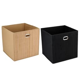 Alpina Sammenleggbar oppbevaringsboks 31x31x31cm - Svart