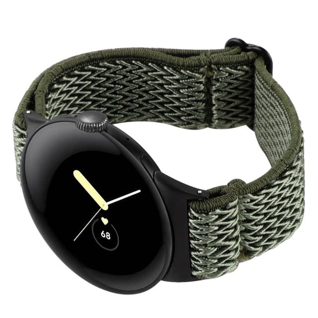 SKALO Flätat tygarmband Google Pixel Watch 3 41mm - Grön