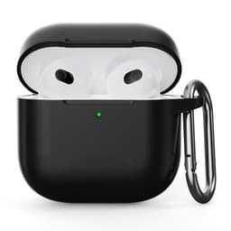 SKALO AirPods 4 Ultratunn Silikon Fodral - Svart