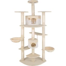 tectake Katt klösträd, klösmöbel Filippa - beige/vit
