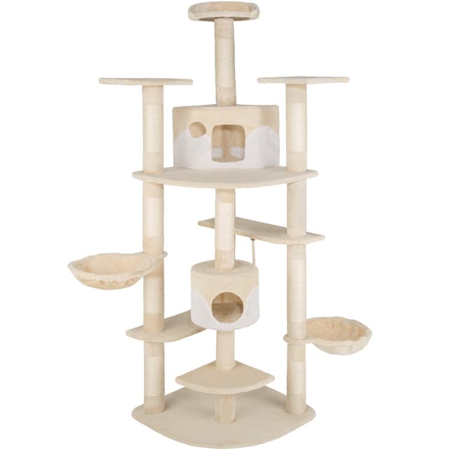 tectake Katt klösträd, klösmöbel Filippa - beige/vit