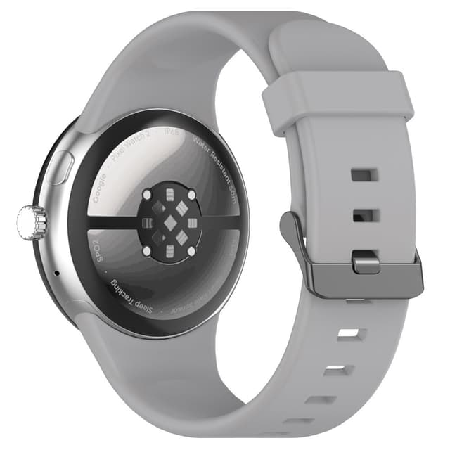 SKALO Silikoniranneke Google Pixel Watch 3 45mm - Harmaa