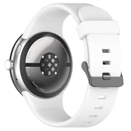 SKALO Silikoniranneke Google Pixel Watch 3 45mm - Valkoinen