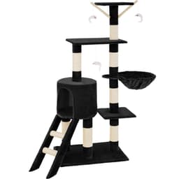Klorestativ katt Dominik 144cm - svart