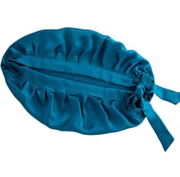 16 Momme Silke Søvnhette Blå