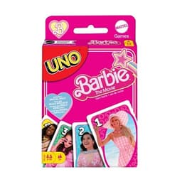 Uno, jossa on Barbie-elokuvan innoittamia motiiveja