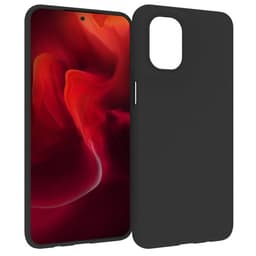 SKALO Motorola Moto G55 5G Mattamusta erittäin ohut TPU-suojakuori