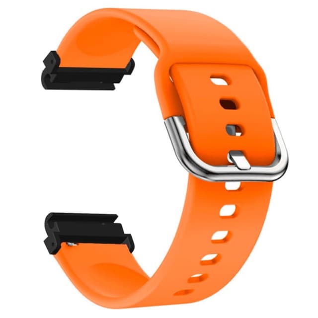 SKALO Garmin Fenix 8 Amoled 43mm Silikonearmbånd Formtilpasset - Orange