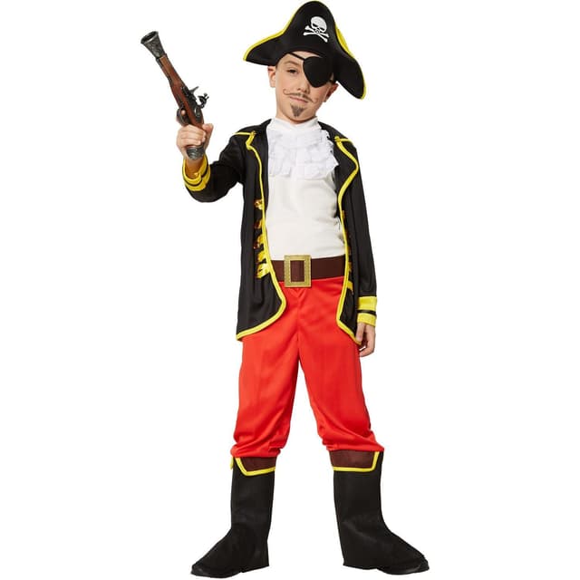 Piratprins børnekostume - 164 (13-14y)