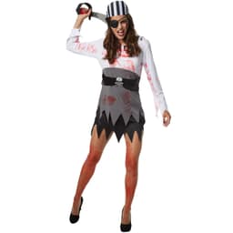 Halloween sørøverinde kostume - L