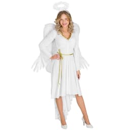 Flot juleengel kostume - S
