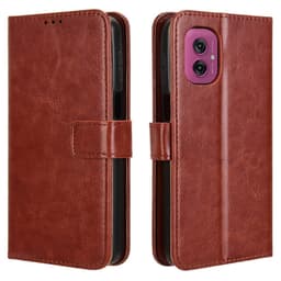 SKALO Motorola Moto G55 5G PU-Läder Plånboksfodral - Brun