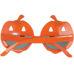 Halloween sjove briller med smilende græskar - orange