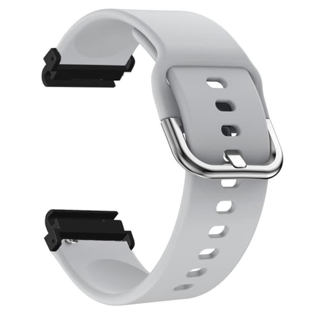 SKALO Garmin Fenix 8 Amoled 43mm Silikoniranneke Muotoiltu - Harmaa