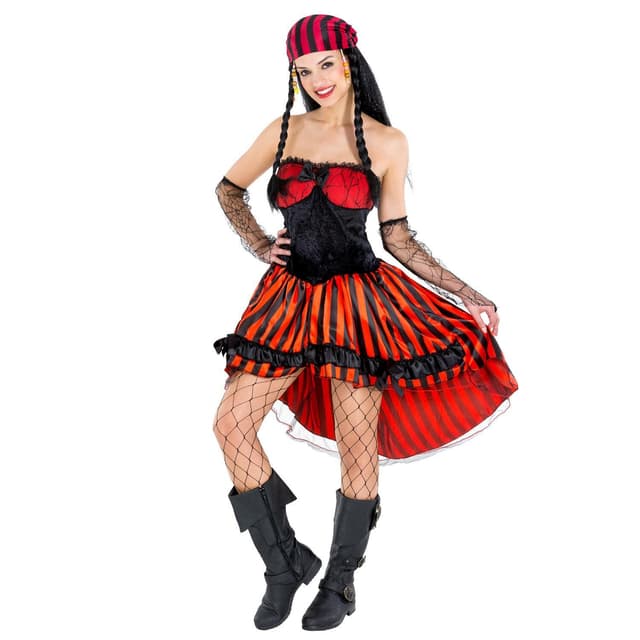 Piratkvinden Elisabeth kostume - XXL